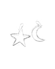 Davina Star + Moon Earrings