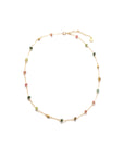 Leah Rainbow Tourmaline Choker Necklace