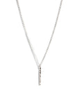 Classic Vertical Zayit Organic Bar Necklace