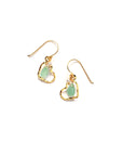 Seafoam Small Classic Heart Drop earrings