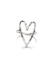 Love Heart 18K Gold Vermeil Ring