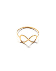 Ally Infinty 18K Gold Vermeil Ring