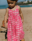 Girls Kirra Jumpsuit Hibiscus Hawaiian Quilt