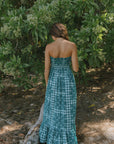 Kiele Maxi Hibiscus Hawaiian Quilt Dress