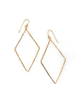 Athena Large Diamond Drop Earrings
