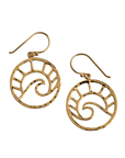 Small Hoop North Shore Sunset Earrings