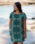Rissa Dress Hibiscus Hawaiian Quilt