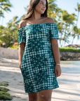 Rissa Dress Hibiscus Hawaiian Quilt