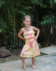 Girls Allie Dress Heliconia Quilt