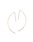 *LAST ONES Half Geo Circle Hook Threader Earrings