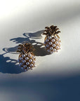 Golden Pearl Pinya studs