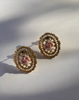 Vintage Rose Golden studs