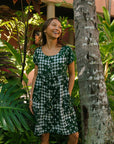 Babydoll Dress Hibiscus Hawaiian Quilt