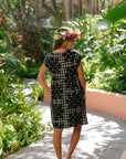 Babydoll Dress Hibiscus Hawaiian Quilt