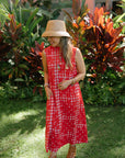 Kelani Vintage Hibiscus Hawaiian Quilt