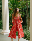 Kirra Jumpsuit Hibiscus Hawaiian Quilt