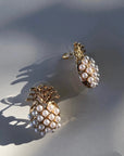 Golden Pearl Pinya studs