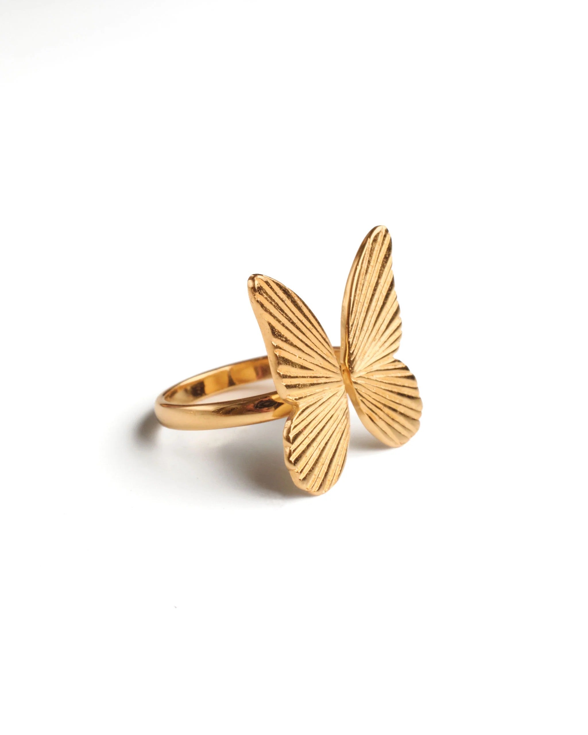 Nadine Monarch Butterfly 18K Gold Vermeil Ring