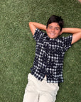Boys Aloha Shirt Hibiscus Hawaiian Quilt