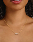 Luna Aquamarine Necklace