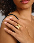 Nadine Monarch Butterfly 18K Gold Vermeil Ring