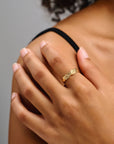 Angelica Angel Wings 18K Gold Vermeil Ring