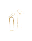 Lila Short Vertical Drop Earrings