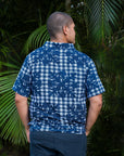 Kaimana Men's Polo Hibiscus Hawaiian Quilt