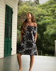 Rissa Dress Hibiscus Hawaiian Quilt