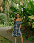 Rissa Dress Hibiscus Hawaiian Quilt
