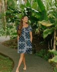 Rissa Dress Hibiscus Hawaiian Quilt