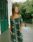 Rissa Dress Hibiscus Hawaiian Quilt