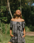 Kyra Romper Heliconia Quilt