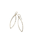 Layla Plain Marquise Drop Earrings