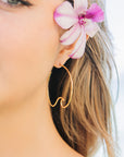 Peahi Wave Large C-Hoop earrings