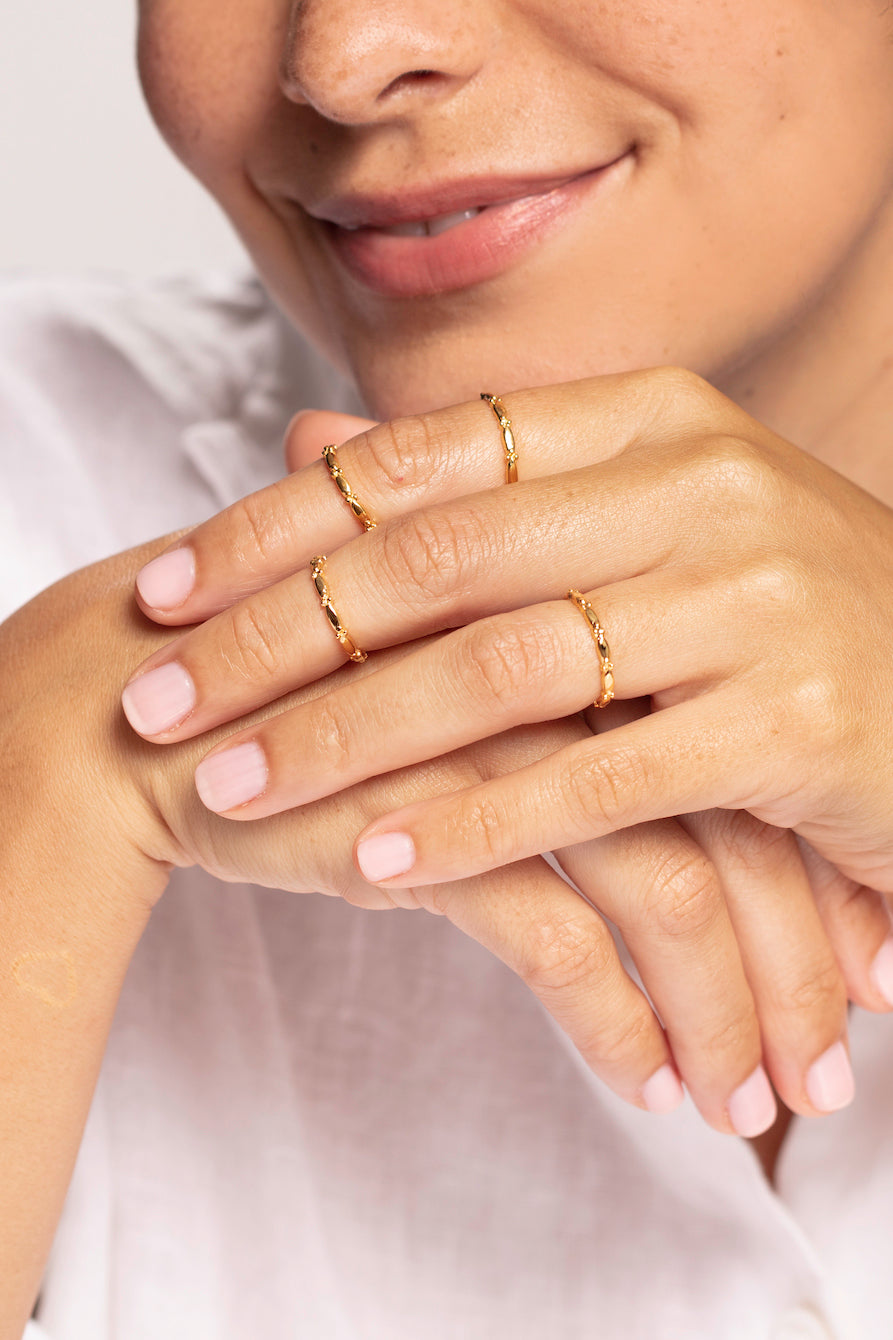 18k gold vermeil sales ring