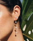 Manoa Monstera studs