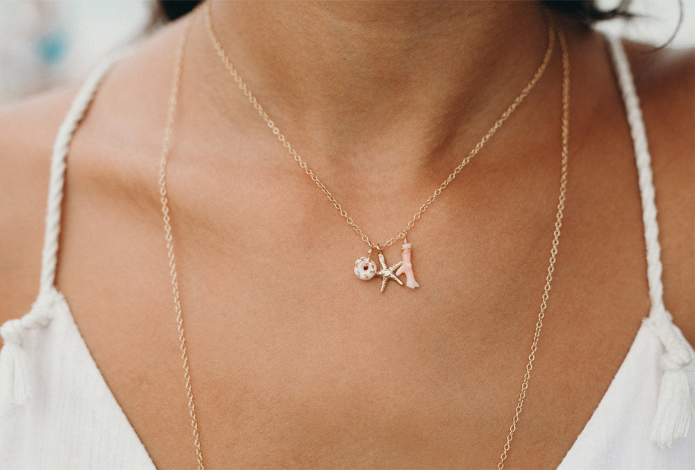 Shell necklace wish top