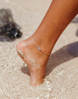 Pineapple Silhouette Chain anklet