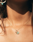 Multi-Seastar Charm necklace