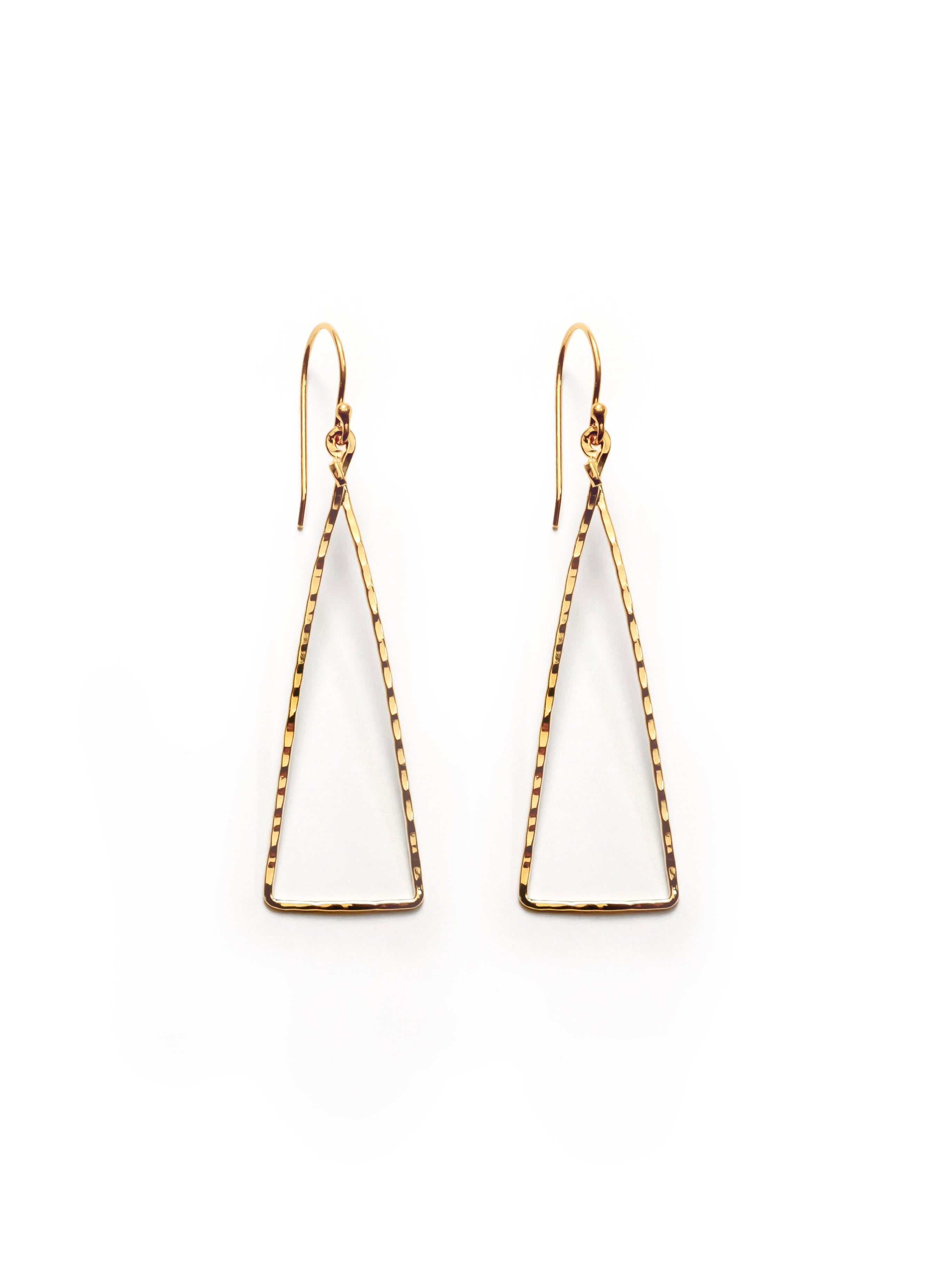 Estelle Triangle Drop Earrings