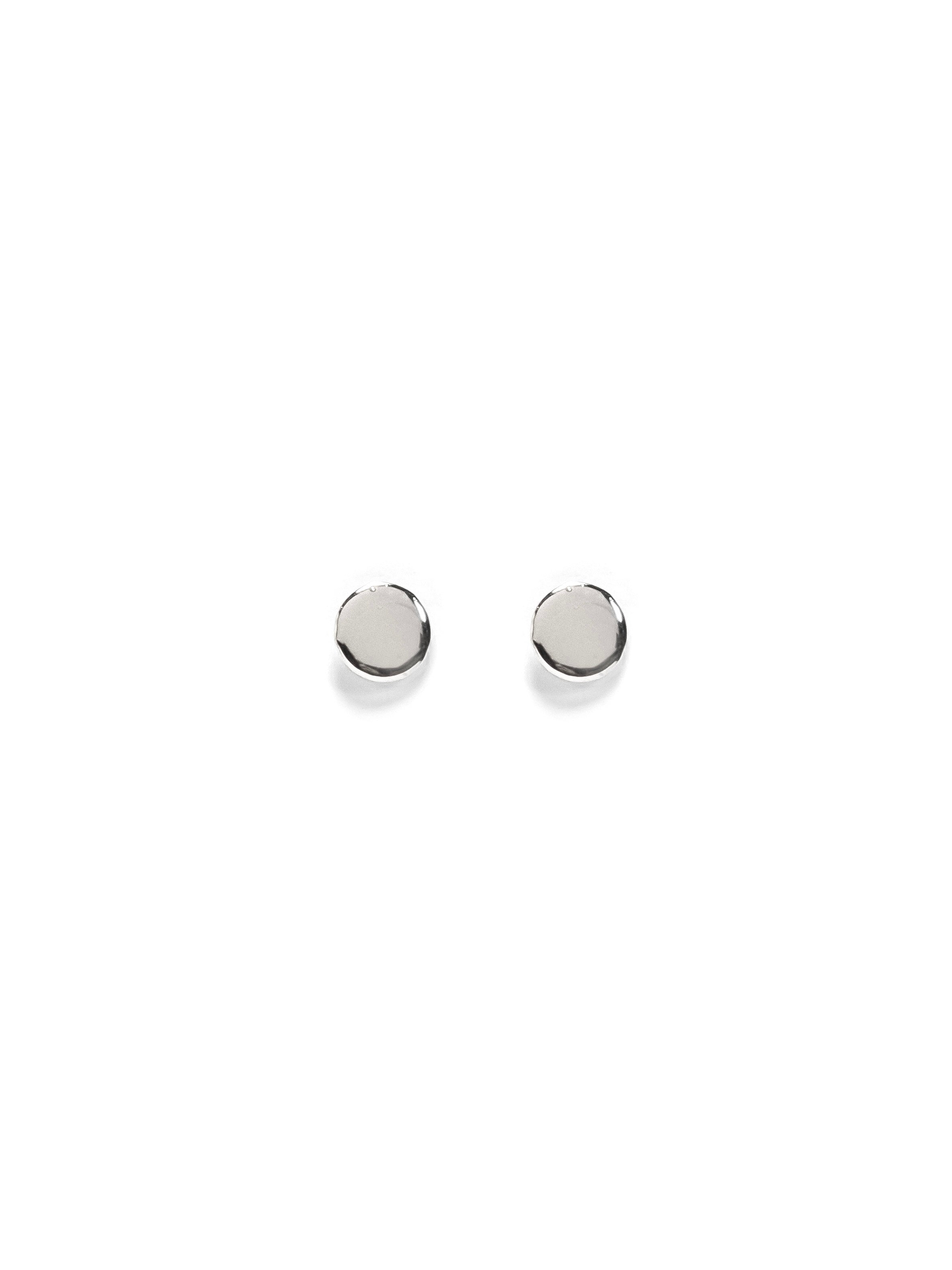 Lila Dainty Circle Studs