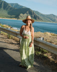 Lia Maxi Crochet Hibiscus Hawaiian Quilt