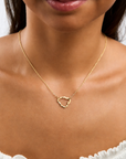 Silhouette Single Hawaiian Island Pendant necklace: Kauai