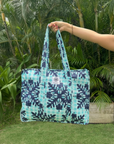 Multipurpose Hibiscus Hawaiian Quilt Bags