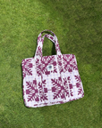 Multipurpose Hibiscus Hawaiian Quilt Bags