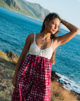 Kirra Jumpsuit Crochet Hibiscus Hawaiian Quilt