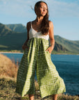 Kirra Jumpsuit Crochet Hibiscus Hawaiian Quilt