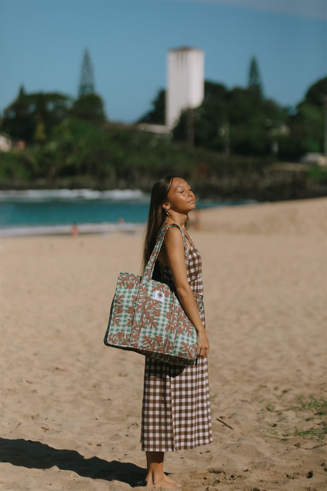 Multipurpose Hibiscus Hawaiian Quilt Bags