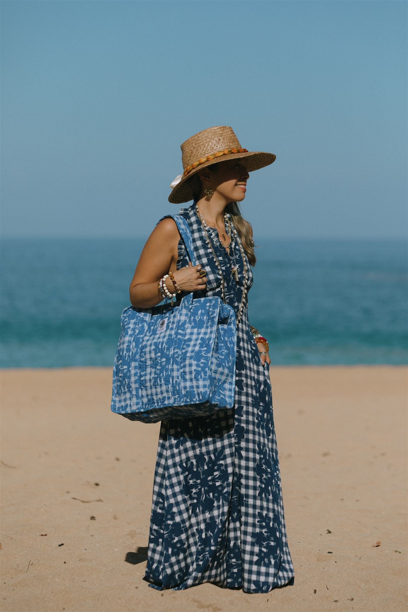 Multipurpose Hibiscus Hawaiian Quilt Bags